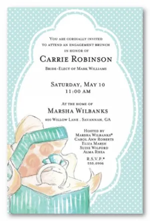 TIFFANY RING - BLANK STOCK INVITATION