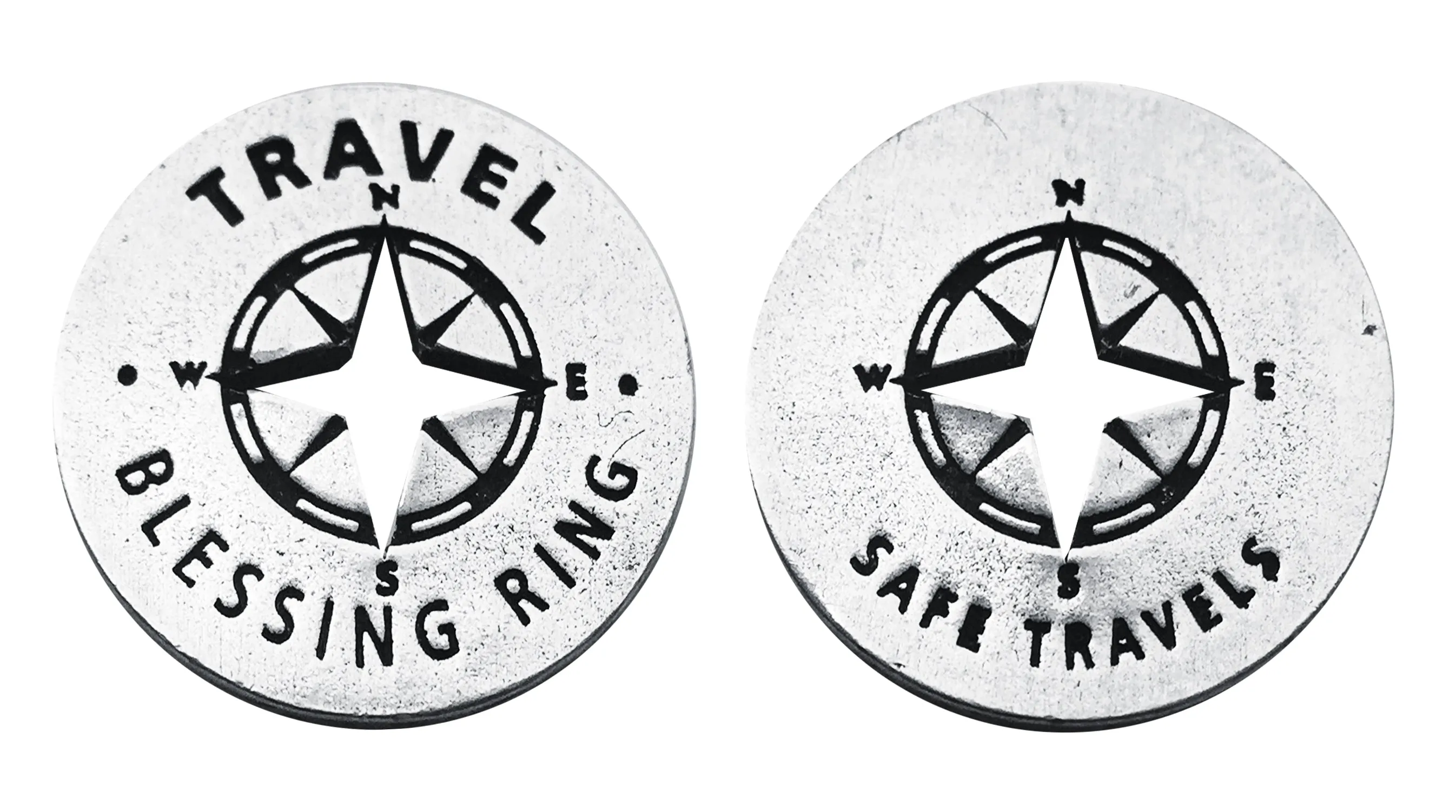 Travel Blessing Ring Charm