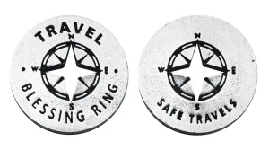 Travel Blessing Ring Charm