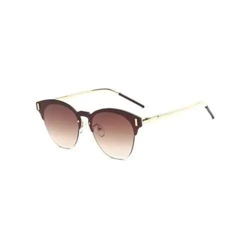 Travel Butterfly Shaped Sunglasses - Tea-colored