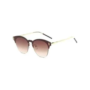 Travel Butterfly Shaped Sunglasses - Tea-colored