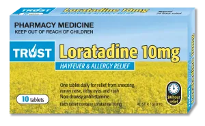 Trust Loratadine 10mg 10 Tablets