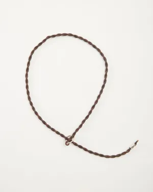 Twisted Leather Cord Necklace