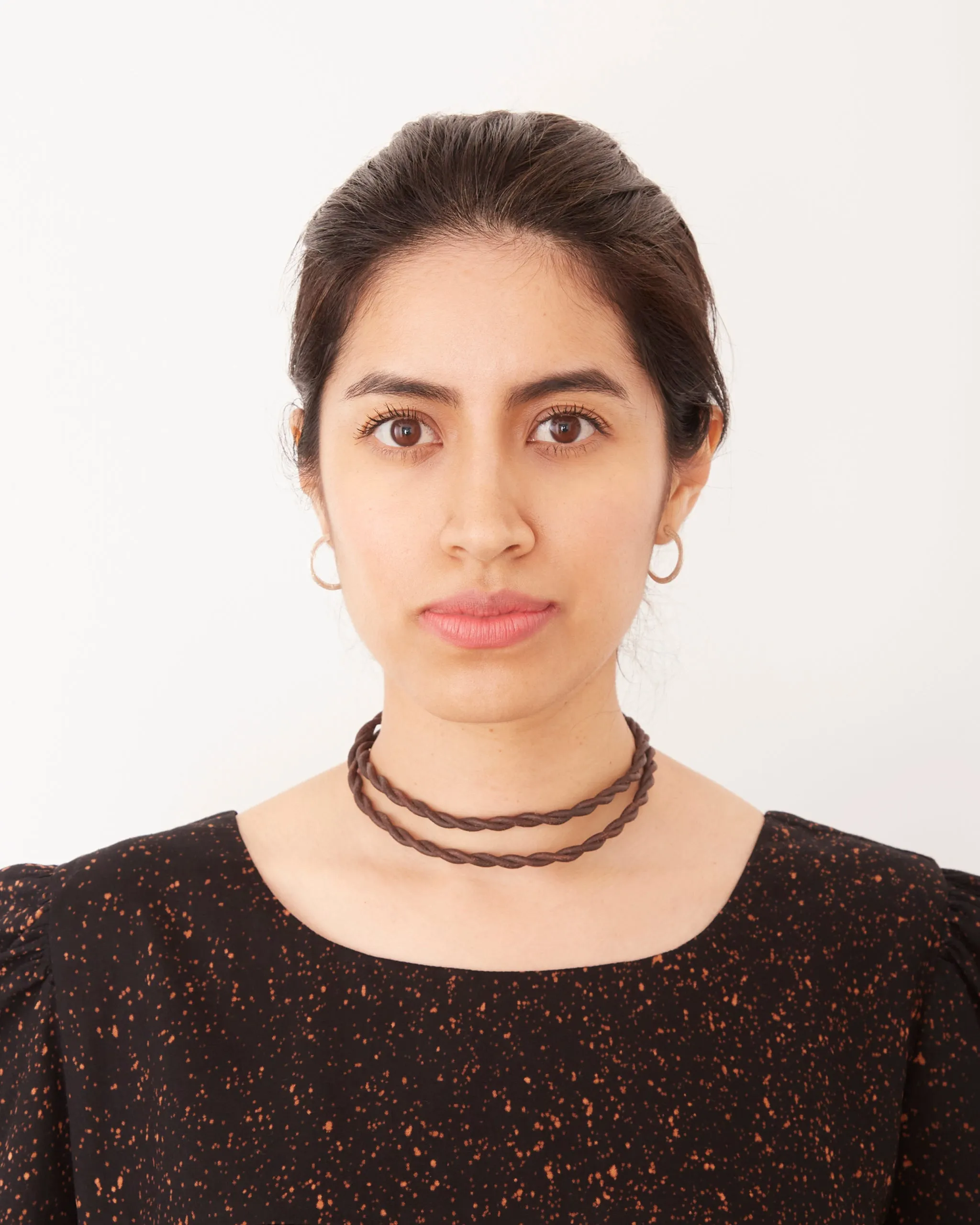 Twisted Leather Cord Necklace