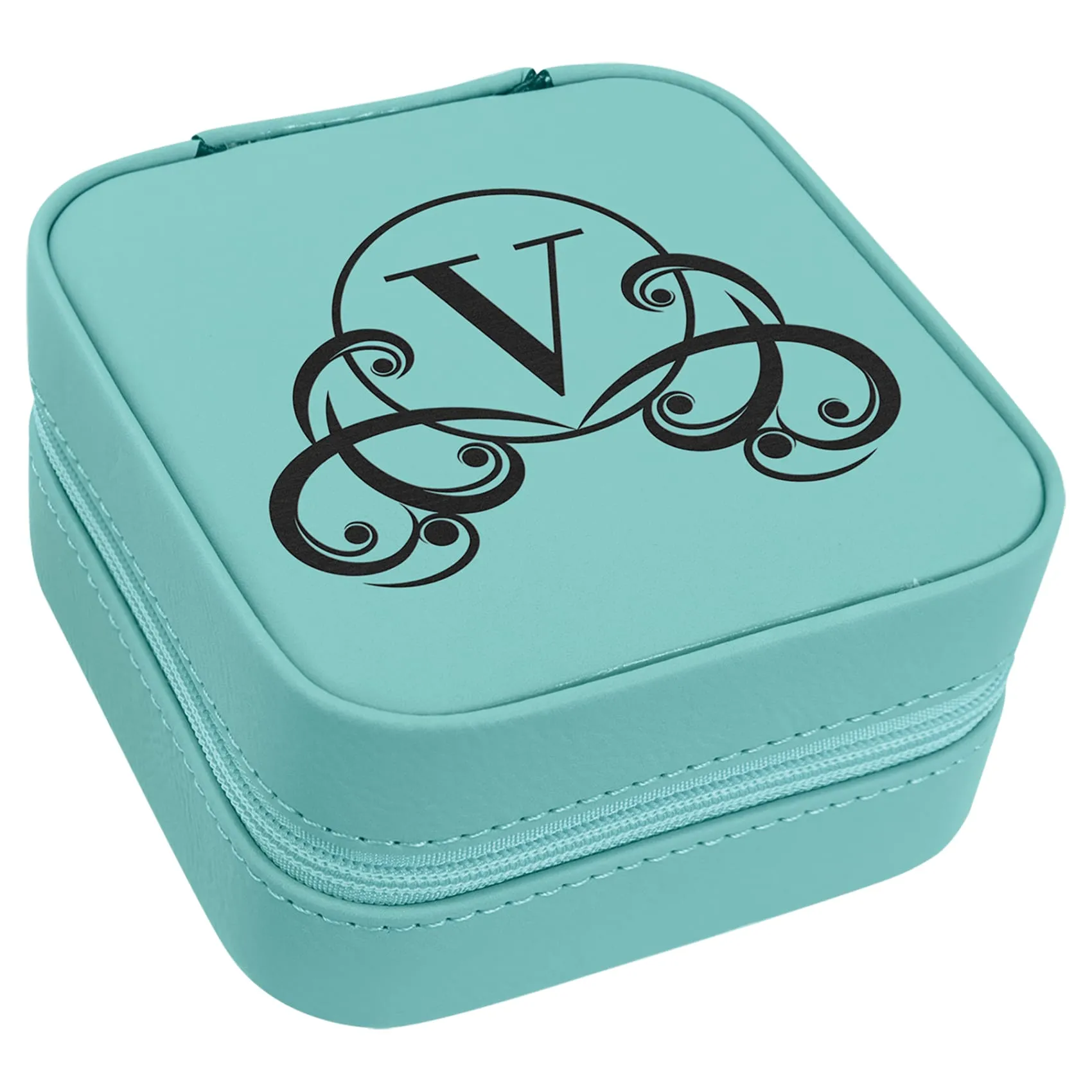Vegan Leather Travel Jewelry Box
