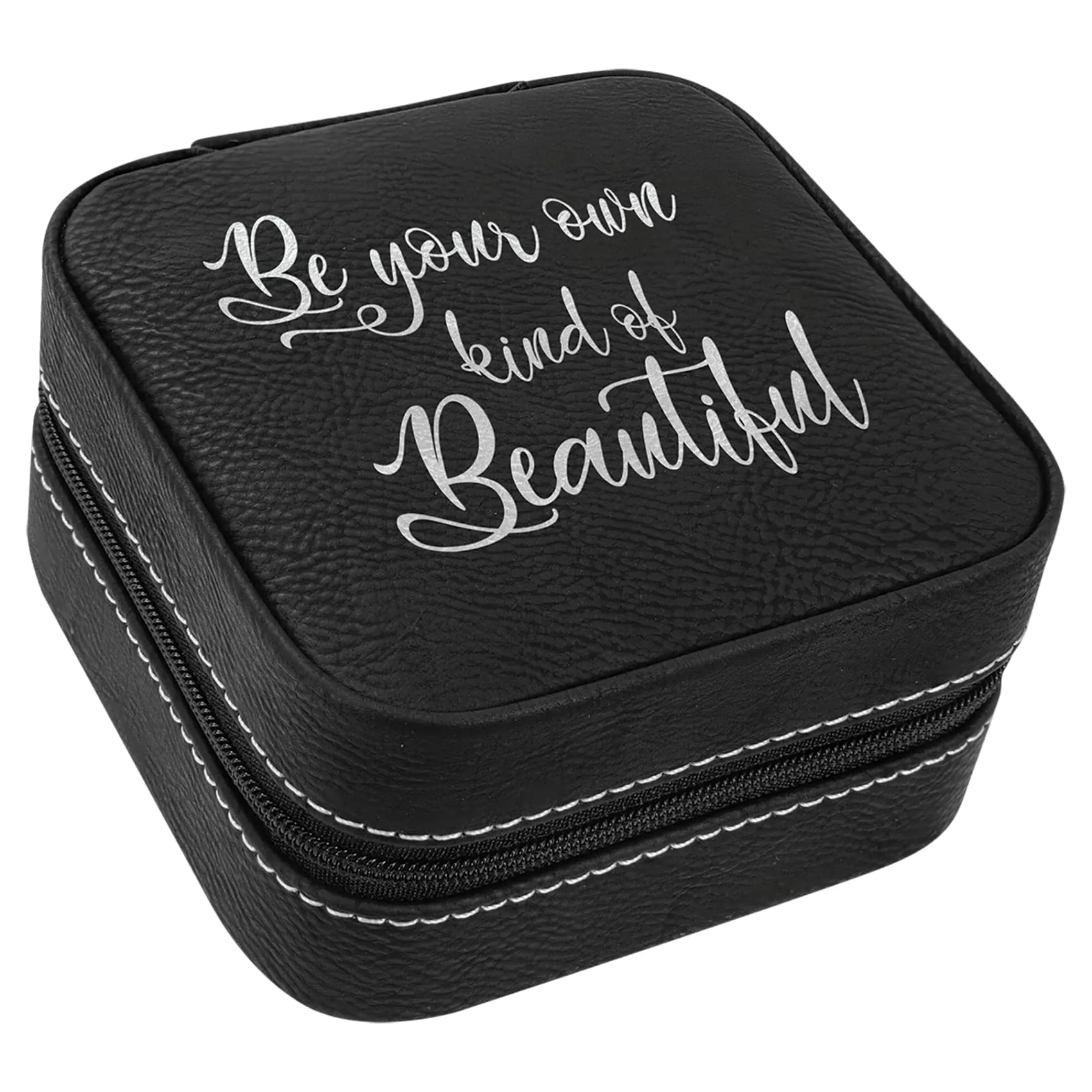 Vegan Leather Travel Jewelry Box