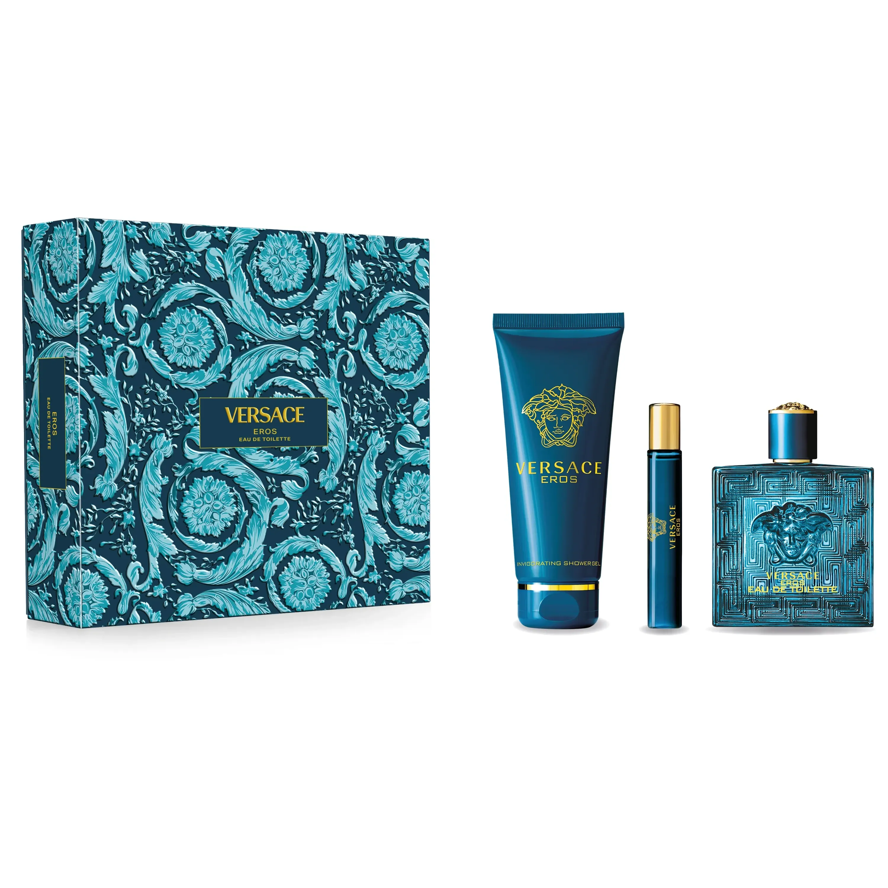 Versace Eros EDT Gift Set For Men