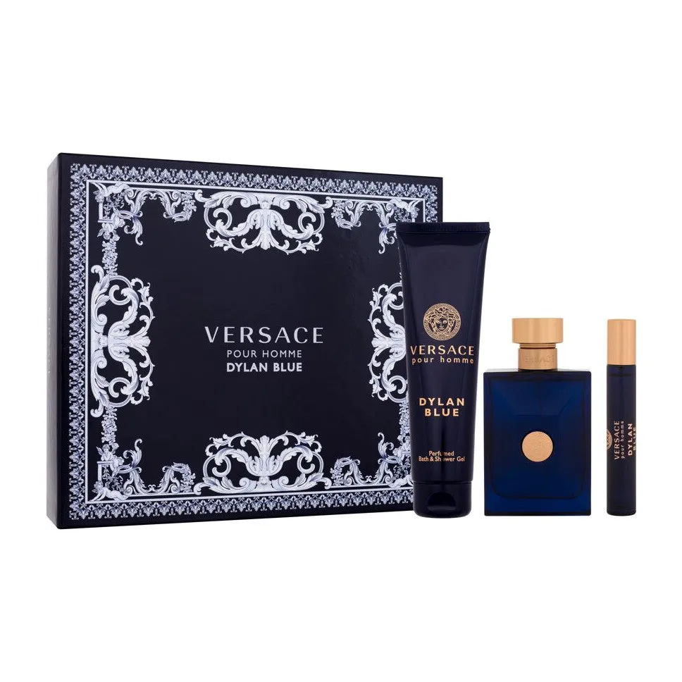 Versace Pour Homme Dylan Blue Gift Set For Men