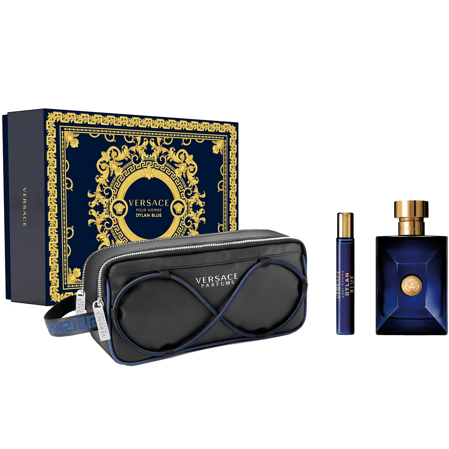 Versace Pour Homme Dylan Blue Gift Set For Men