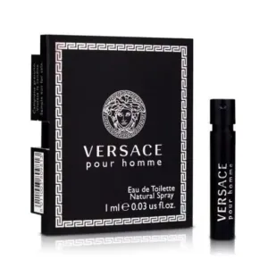 Versace Pour Homme Eau De Toilette Vial 1ml Pack Of 2
