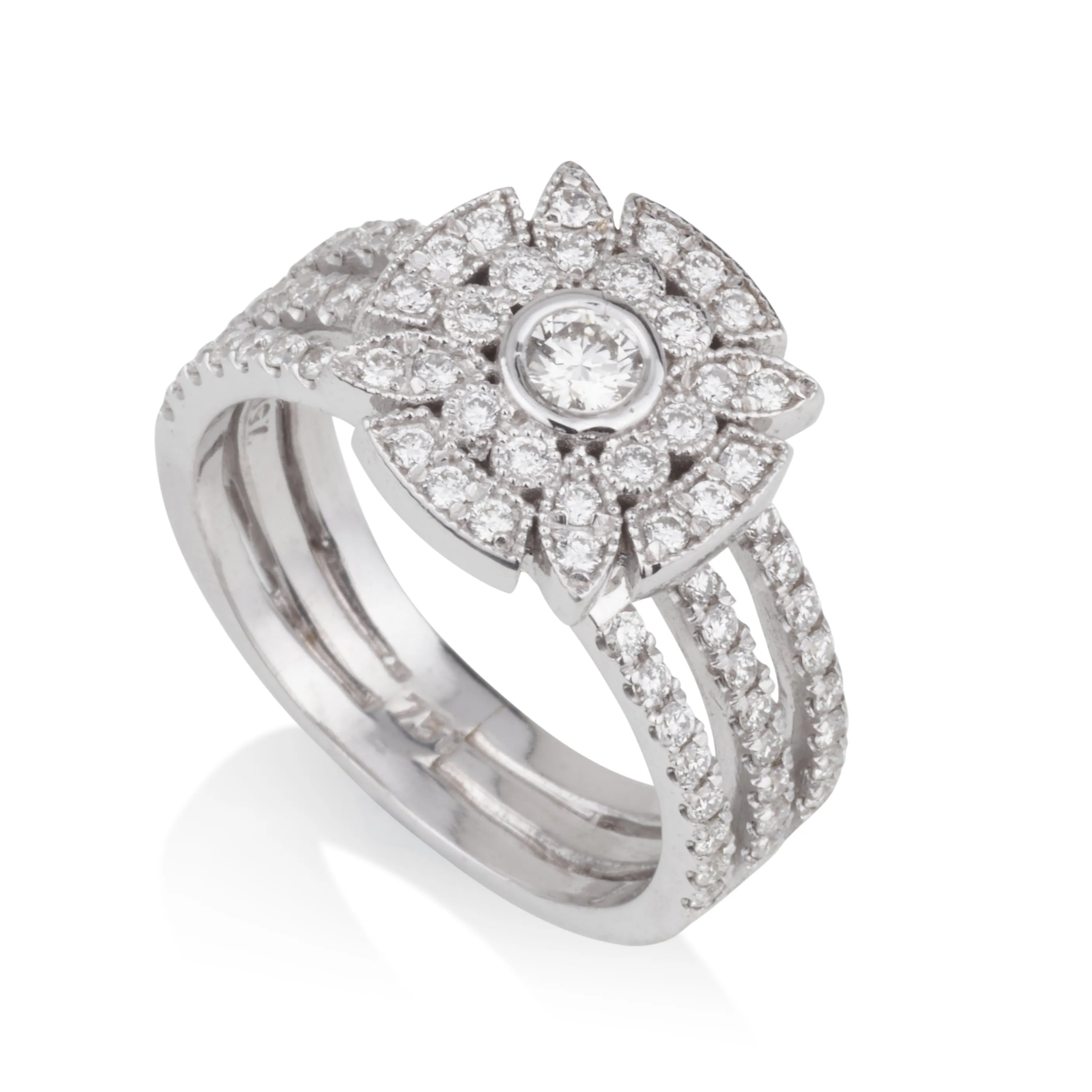 VIENNA art deco glam ring