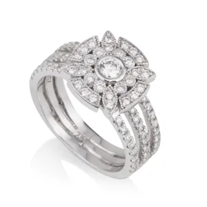 VIENNA art deco glam ring