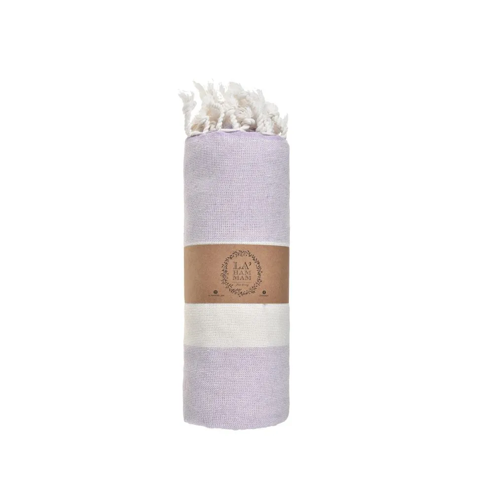 Violet Beach Towel by La'Hammam