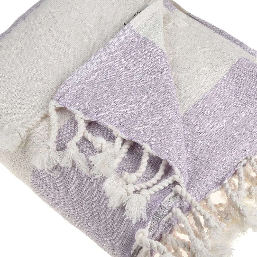 Violet Beach Towel by La'Hammam