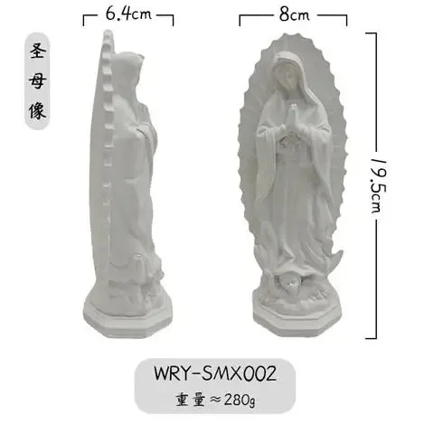 Virgin Guadalupe Resin Home Decoration Church Utensils Catholic Orthodox Statue