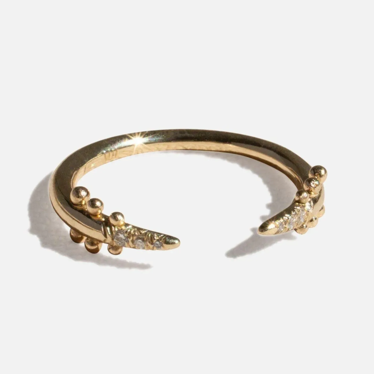 White Diamond Kuli Ring
