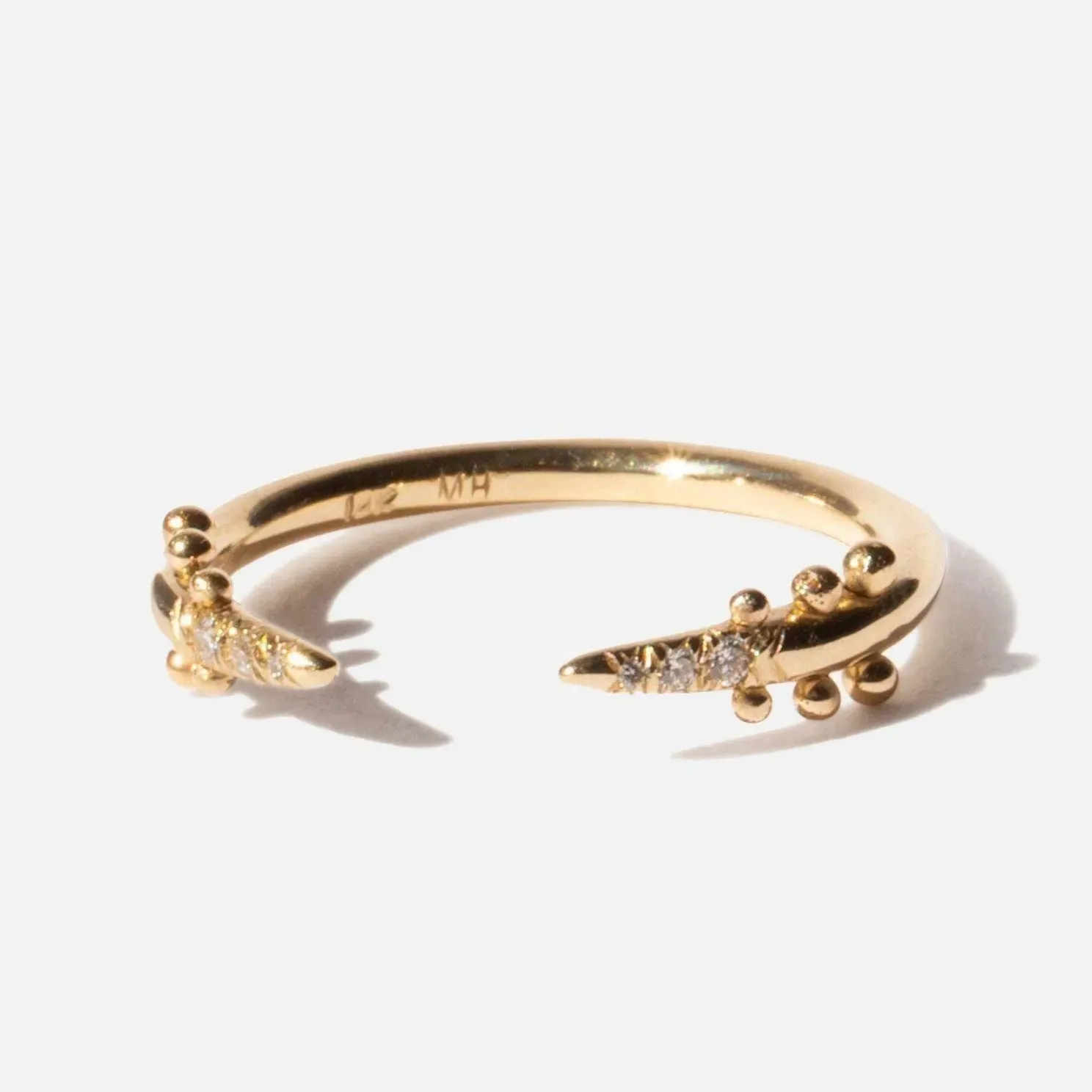 White Diamond Kuli Ring