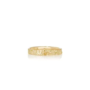 Women's solid gold ring