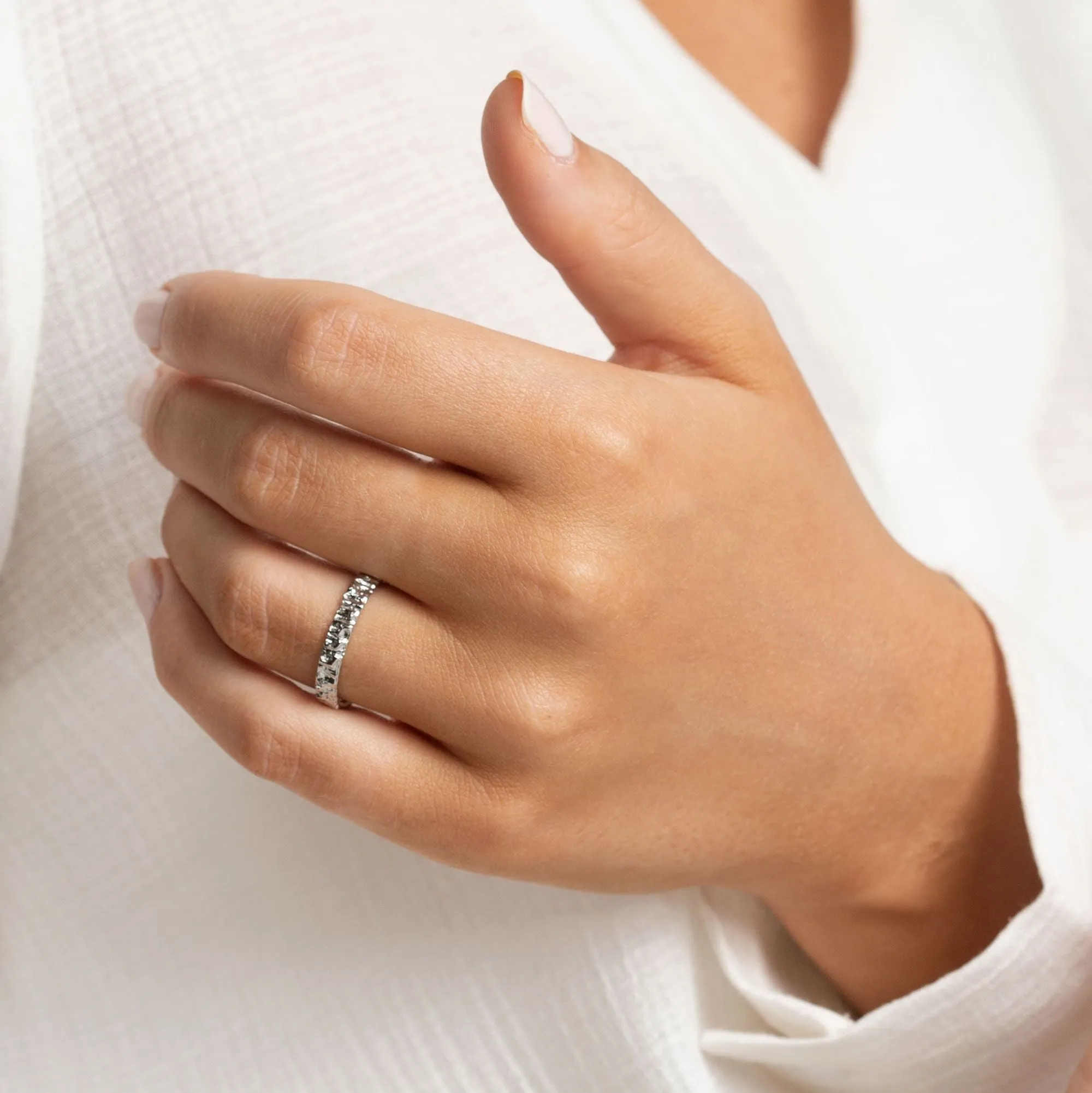Women's wedding ring - BASALT