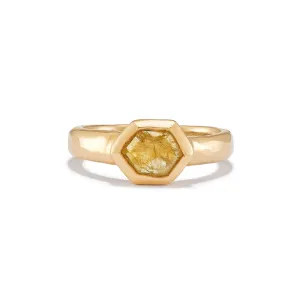 Yellow Montana Sapphire Ring