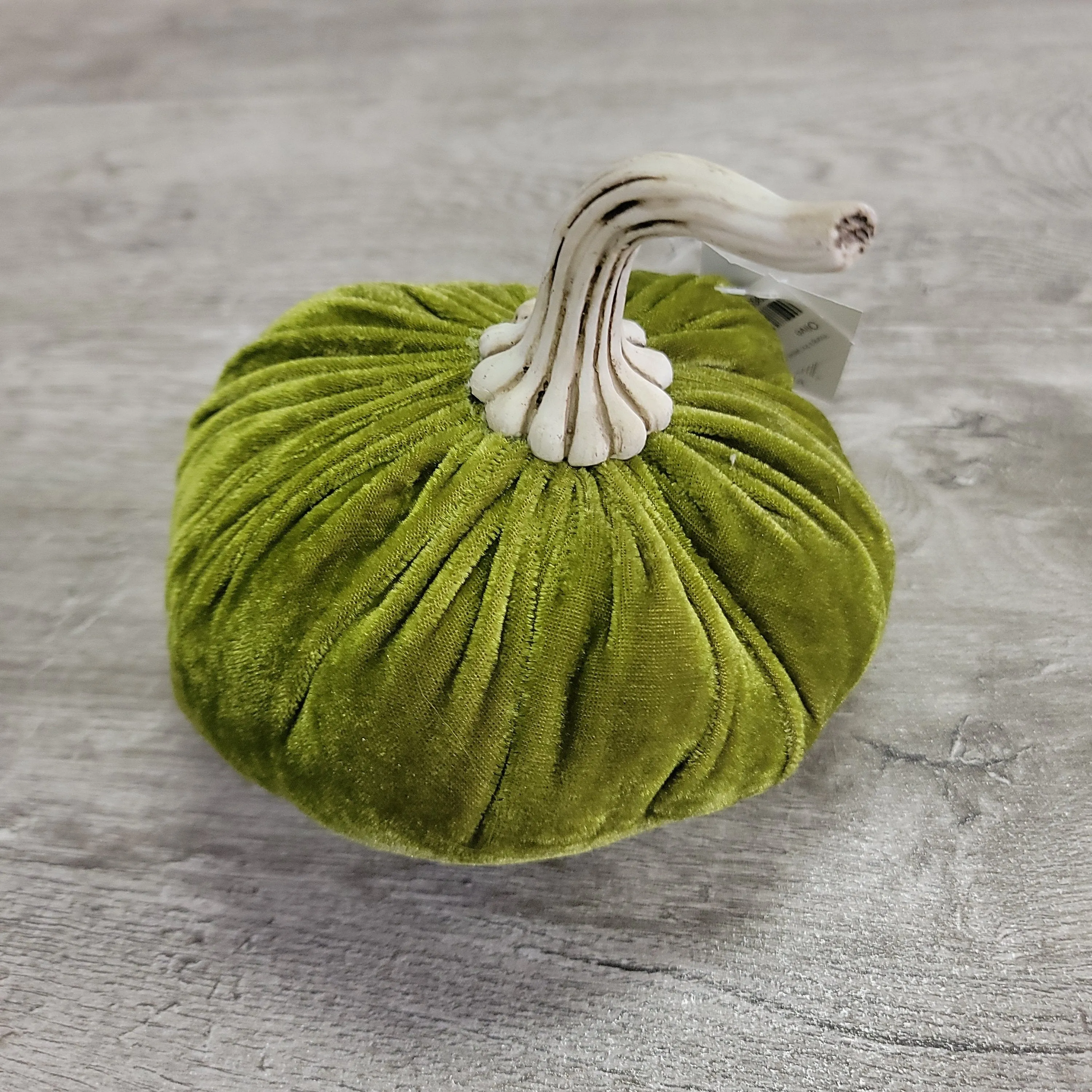 Young's Inc Velvet Covered Fall Pumpkins - Small