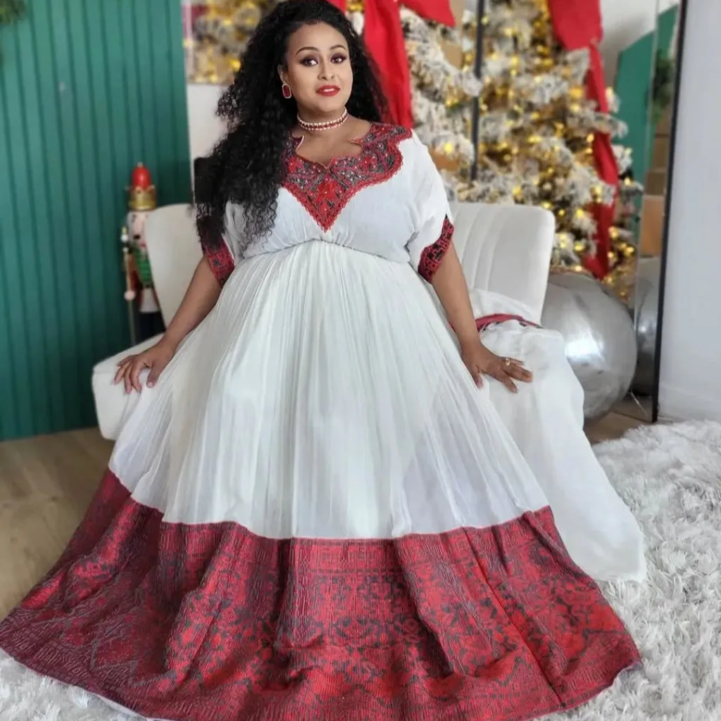 Zemawit habesha traditonal dress
