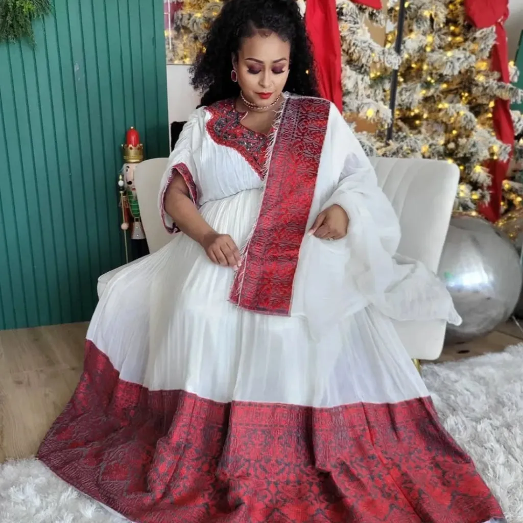 Zemawit habesha traditonal dress