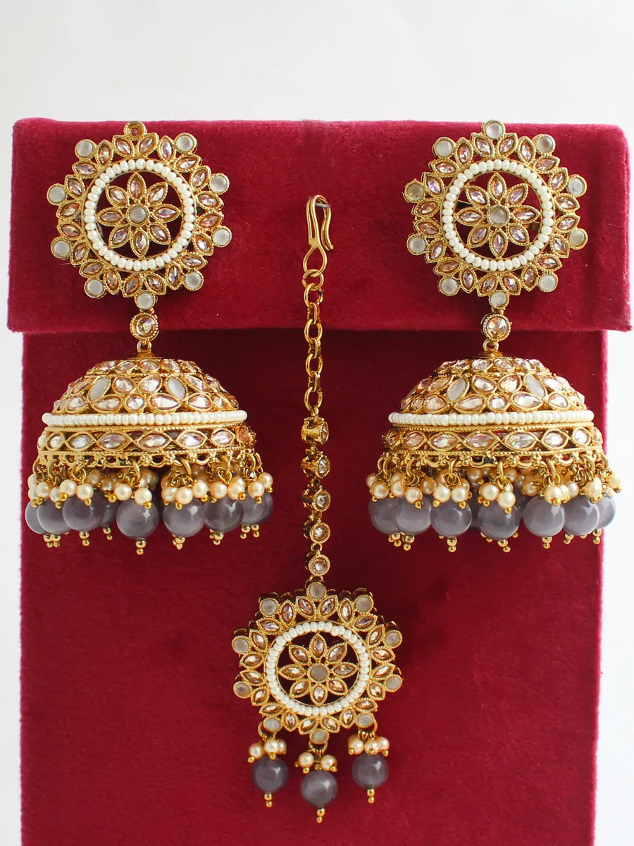 Ziba Earrings & Tikka