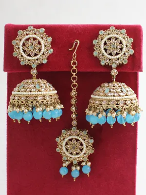 Ziba Earrings & Tikka
