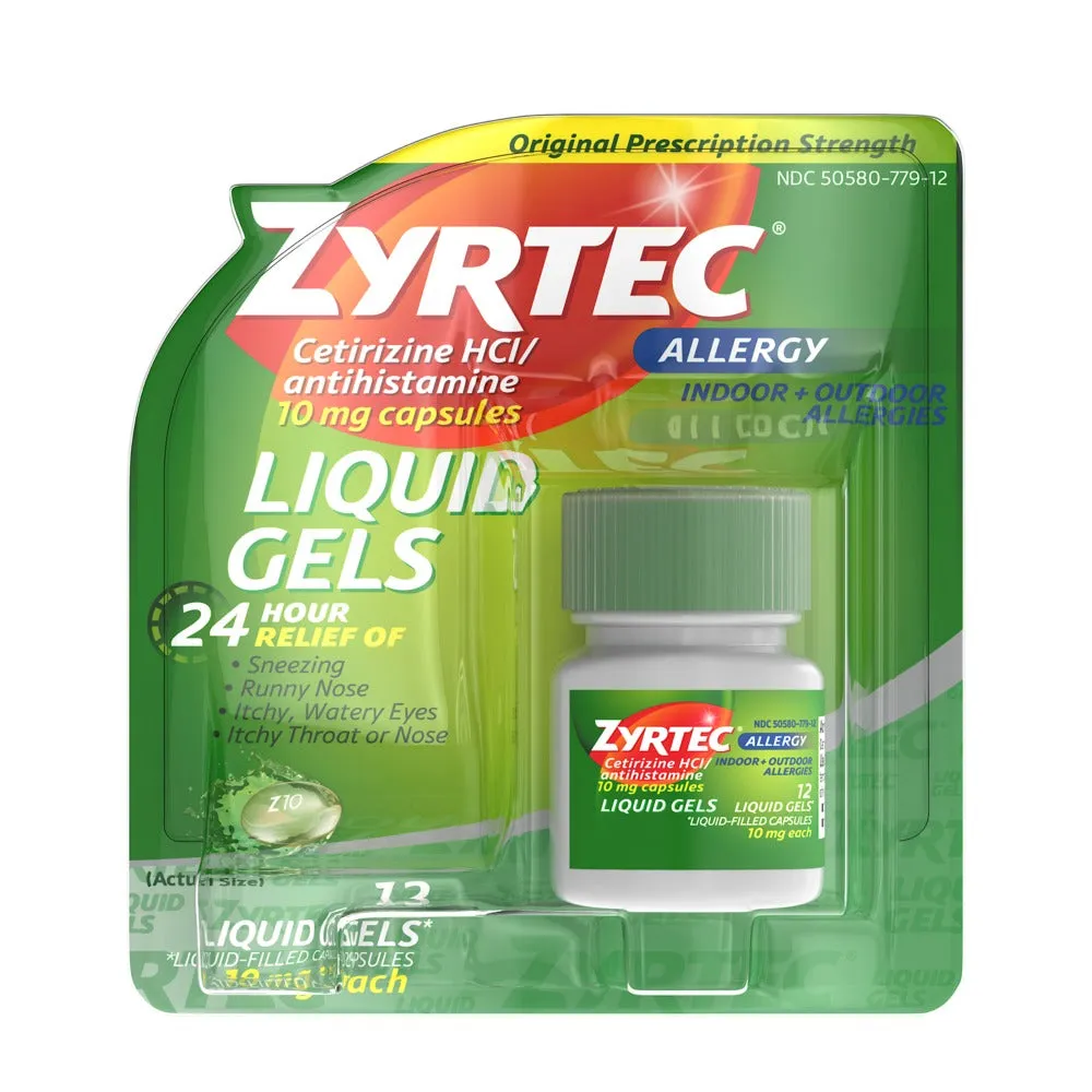 Zyrtec Allergy Liquid Gels