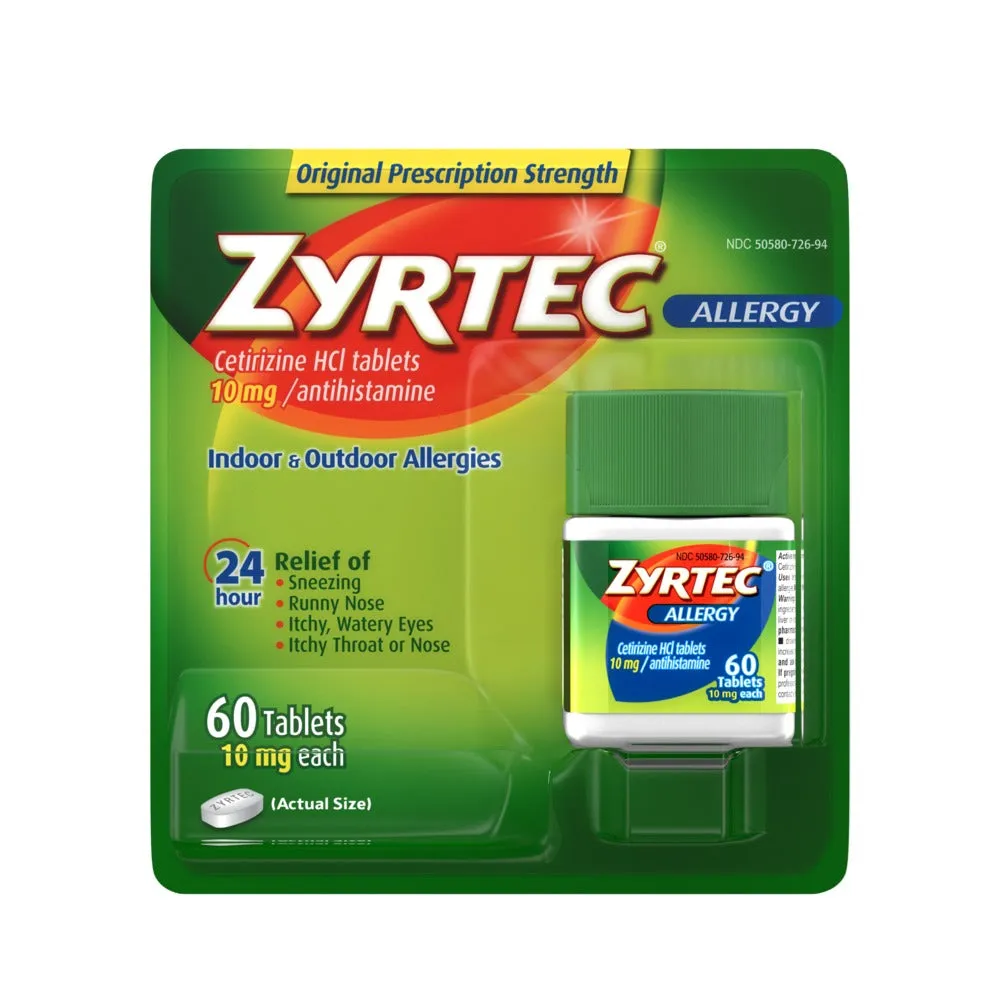 Zyrtec Allergy Tablets