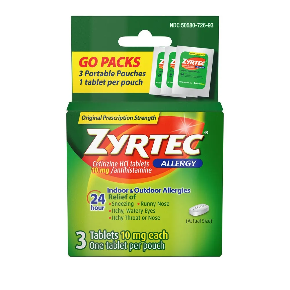 Zyrtec Allergy Tablets